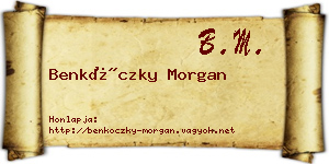 Benkóczky Morgan névjegykártya